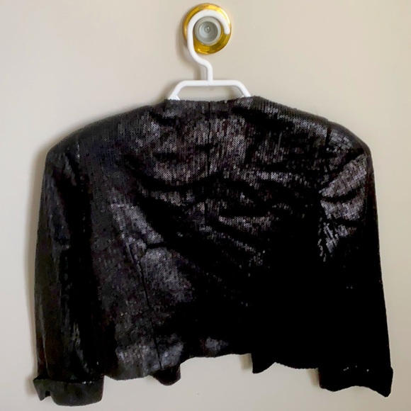 Black sequin blazer - Picture 3 of 3